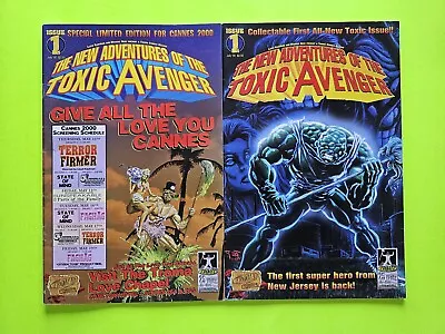Buy 🍒🍒 RARE NEW ADV Of THE TOXIC AVENGER #1 LIMITED CANNES & REGULAR VARIANT 🍒🍒 • 98.55£