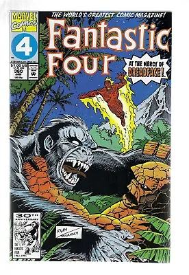 Buy Fantastic Four #360 Marvel Comics 1992 9.4/nm 1st App Dreadface Cgc It! • 11.84£