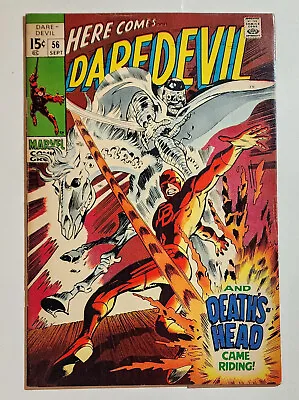 Buy DAREDEVIL #56 1969 1st Appearance DEATH'S HEAD, Nice Copy! • 11.05£