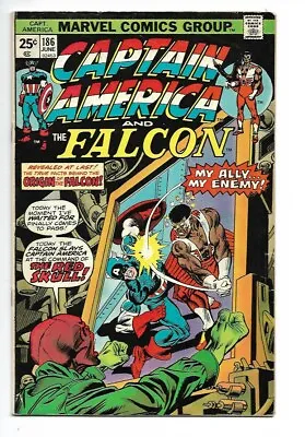 Buy Captain America #186, 1975 Marvel Comics, Vg- Condition* • 8.01£