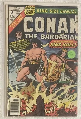 Buy Conan The Barbarian Annual #3 (RAW 7.0+ MARVEL 1976) Roy Thomas. John Buscema. • 24.02£