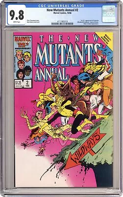 Buy New Mutants Annual #2D CGC 9.8 1986 4111982019 1st US App. Psylocke • 645.29£