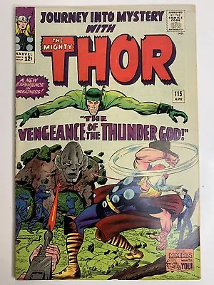 Buy Journey Into Mystery #115 Marvel 1971 Origin Of Loki Key Issue Silver Age • 35.75£