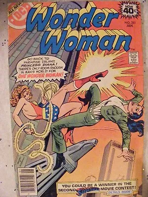 Buy WONDER WOMAN #251 1979-girl Fight COVER-DC BRONZE AGE • 24.13£