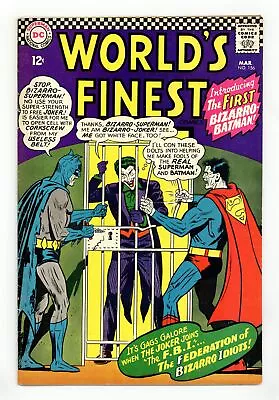 Buy World's Finest #156 VG+ 4.5 1966 1st App. Bizarro Batman • 50.66£