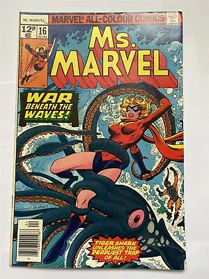 Buy MS. MARVEL #16 1st App Brief Cameo Mystique Marvel Comics 1978 FN/+VF- UK Price  • 39.95£