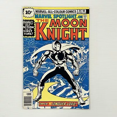 Buy Marvel Spotlight #28 1976 VG/FN 1st Solo Moon Knight Story • 60£