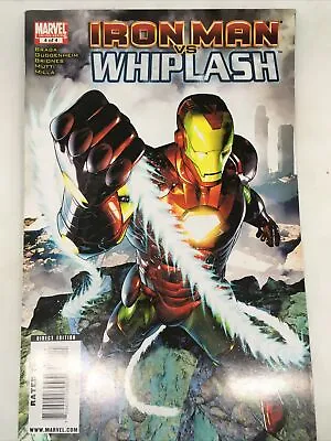 Buy Iron Man VS Whiplash No 4 Marvel Comic (April 2013) Newsstand Variant E5a28 • 9.12£