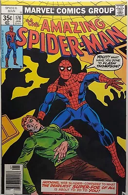 Buy Amazing Spider-man #176 Bronze Age Key Marvel Comic VF/NM • 20.75£