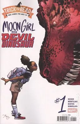 Buy Moon Girl And Devil Dinosaur Halloween Trick Or Read #1 VF 2022 Stock Image • 2.38£