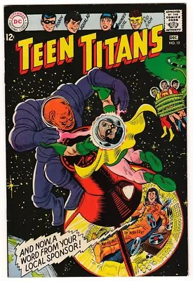 Buy DC Comics  VFN+ TEEN TITANS #12  Silver Age 1967 High Grade 9.2 • 41.99£