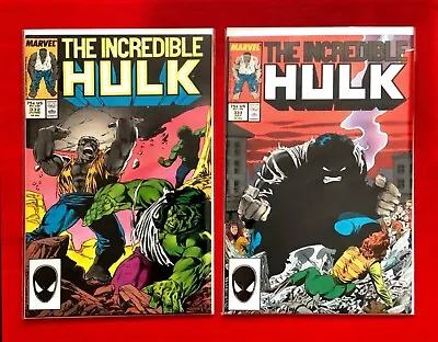 Buy Incredible Hulk #331,332 Set Mcfarlane 1987 Very Fine/near Mint Buy Today  • 14.27£