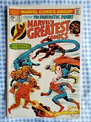 Buy Marvel's Greatest Comics 55, Fantastic Four 73, Kirby Art Spider-Man Daredevil   • 9.99£