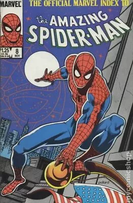 Buy Official Marvel Index To Amazing Spider-Man #8 VG 1985 Stock Image Low Grade • 2.40£