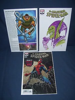 Buy The Amazing Spider-Man #70 Legacy #871 With Variants Marvel Comics 3 Issue Lot • 15.80£