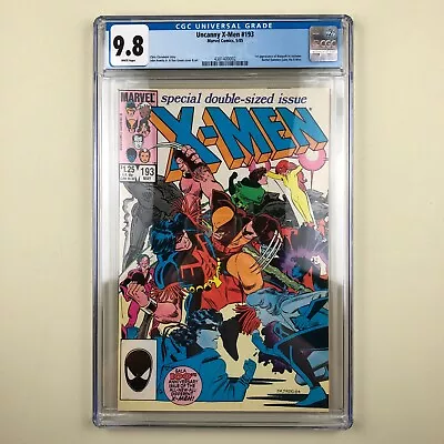 Buy Uncanny X-Men #193 (1985) CGC 9.8, 1st Firestar In Continuity • 60.32£
