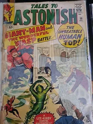 Buy Tales To Astonish 50 -1st Human Top. Giant Man! Ant-Man! 1963 L@@k 🔥 • 47.96£
