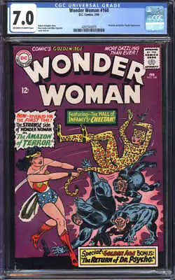 Buy Wonder Woman #160 Cgc 7.0 Ow/wh Pages // Dc Comics 1966 • 313.23£