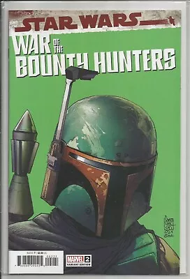 Buy Star Wars War Of The Bounty Hunters #2  Camuncoli Boba Fett Head Shot Variant • 3.16£