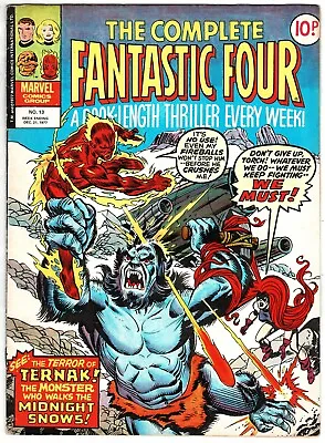 Buy The Complete Fantastic Four Comic #13 21st December 1977 Marvel UK Combined P&P • 1.75£