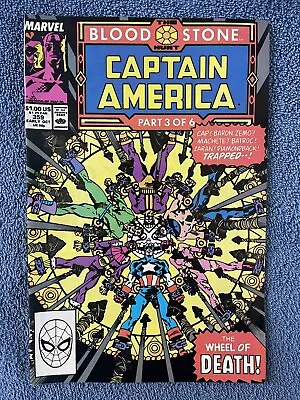 Buy CAPTAIN AMERICA #359 (Marvel, 1989) Gruenwald & Dwyer ~ 1st Crossbones (Cameo) • 7.88£
