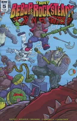 Buy Teenage Mutant Ninja Turtles Bebop & Rocksteady Destroy Everything #5 - Cover A • 2.95£