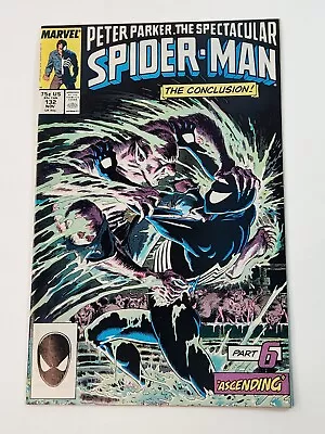 Buy Spectacular Spider-Man 132 DIRECT Kraven's Last Hunt Pt 6 Conclusion 1987 • 12.64£