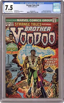 Buy Strange Tales #169 CGC 7.5 1973 4064405003 Origin & First Brother Voodoo Story • 687.83£