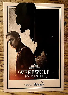 Buy Marvel Studios Werewolf By Night Exclusive Poster Disney+ 19”x13  • 37.99£