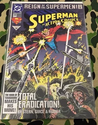 Buy Action Comics #690 SUPERMAN REIGN OF SUPERMEN 24    1993 DC Comics C6 VF • 4.01£