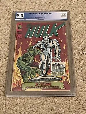 Buy Der Hulk 32 PGX 8.0 OW/W (1st Silver Surfer)-Tales To Astonish 93 Not CGC+magnet • 180.14£
