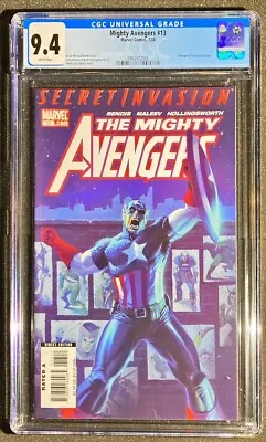 Buy Mighty Avengers #13 CGC 9.4 (Marvel 2008) 1st Appearance Of The Secret Warriors • 34.28£