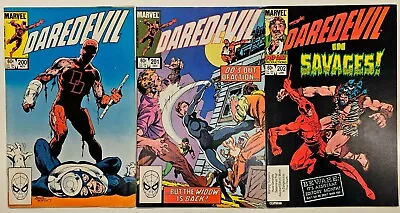 Buy Marvel Comic Bronze Age Daredevil Key 3 Issue Lot 200 201 202 High Grade FN+ • 2.20£