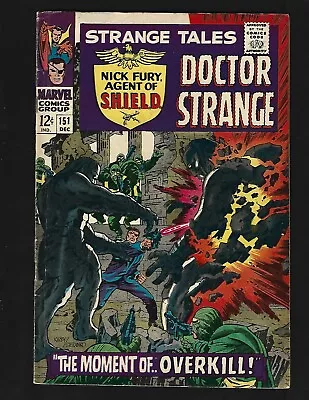 Buy Strange Tales #151 VGFN 1st Steranko @ Marvel Nick Fury Dr Strange Clea 2nd Umar • 23.19£
