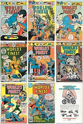 Buy World's Finest #236 237 238 239-#243 8 DC Comics Superman Batman 1976 Bronze FN+ • 23.82£