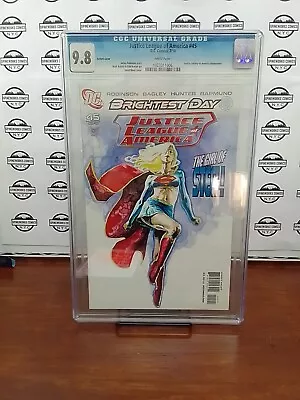 Buy JUSTICE LEAGUE OF AMERICA Brightest Day #45 Feat. Supergirl, CGC 9.8 • 59.96£