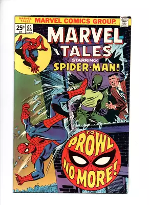 Buy Marvel Tales #60 Vf 8.0 (08/75) Reprints Amazing Spider-man #79 Prowler App • 4£