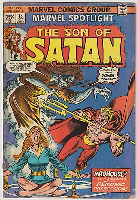 Buy Marvel Spotlight #18 (Oct 1974, Marvel), VG Condition (4.0), Son Of Satan Stars • 4.80£