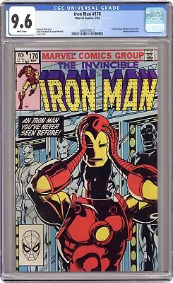 Buy Iron Man #170 CGC 9.6 1983 4085109012 • 95.16£