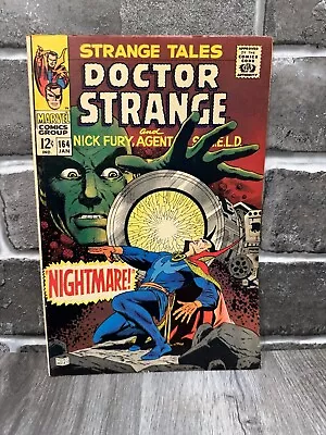 Buy Strange Tales 164. Dr Strange. Nightmare. Marvel Comics. 1968 Bagged And Boarded • 17.77£