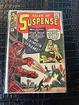Buy Tales Of Suspense 46 G/VG -- 1st Crimson Dynamo, Iron Man Kirby Ditko 1963 • 98.83£