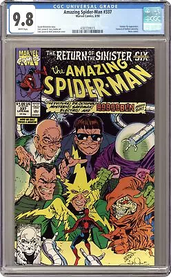 Buy Amazing Spider-Man #337 CGC 9.8 1990 4387239015 • 136.73£