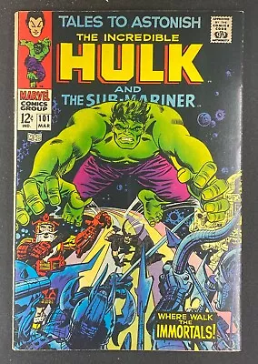 Buy Tales To Astonish (1959) #101 FN/VF (7.0) Hulk Odin Thor Loki Final Issue  • 55.33£