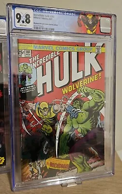 Buy Hulk #181 CGC 9.8 🔥 Comic Con 🌟 Foil ☠️ Wolverine ☠️ Secret Wars    Mutants 98 • 239.99£