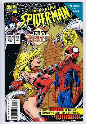 Buy Amazing Spider-Man #397 Marvel 1995 Web Of Death ! Flip Book • 15.77£