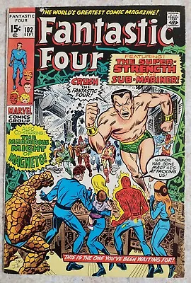 Buy Fantastic Four #102 Marvel Comics 1970 • 19.68£