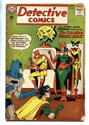 Buy DETECTIVE  #318 Comic Book 1963-DC-CAT-MAN-CAT-WOMAN-BATMAN • 52.33£