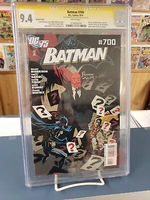 Buy Batman # 700. Cgc Signature Series 9.4. Signed & Sketched By David Finch • 276.71£