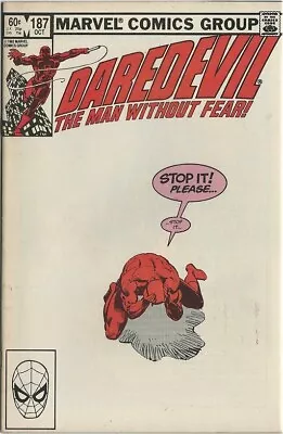 Buy 1982 Marvel - Daredevil # 187 Frank Miller - High Grade Copy • 4.92£