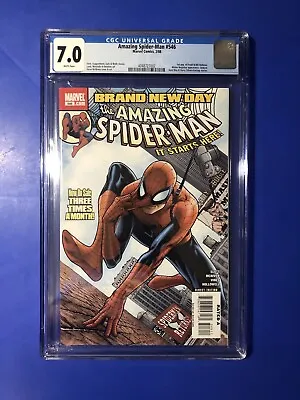 Buy Amazing Spider-man 546 CGC 7.0 1st FULL Appearance Mr Negative Spider-verse 2008 • 29.73£